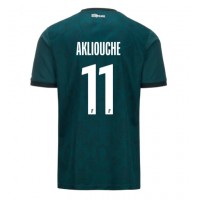 AS Monaco Maghnes Akliouche #11 Replica Away Shirt 2024-25 Short Sleeve